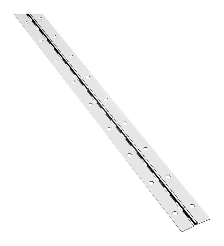 NATIONAL HARDWARE - National Hardware 48 in. L Nickel Continuous Hinge 1 pk [N148-320]