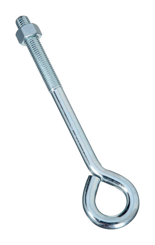 NATIONAL HARDWARE - National Hardware 5/8 in. X 10 in. L Zinc-Plated Steel Eyebolt Nut Included