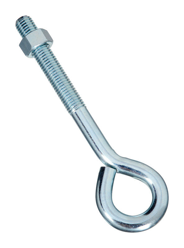 NATIONAL HARDWARE - National Hardware 5/8 in. X 8 in. L Zinc-Plated Steel Eyebolt Nut Included