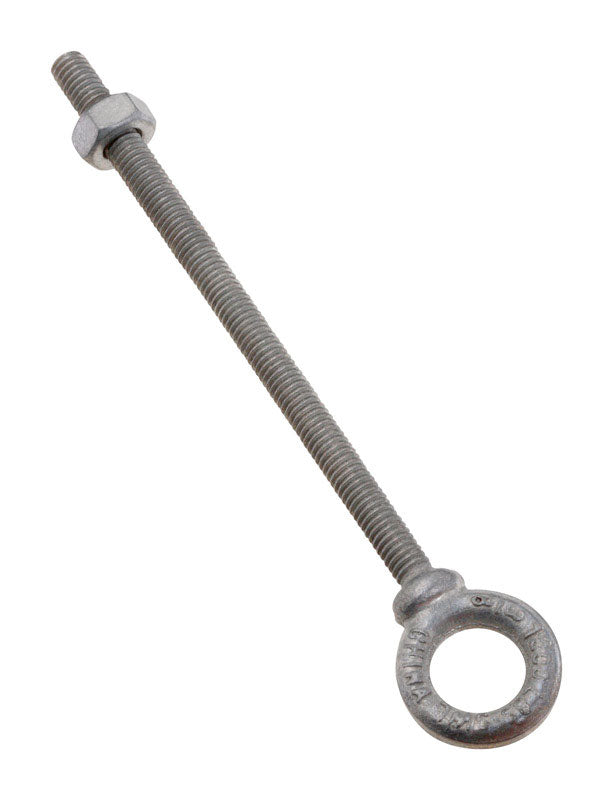 NATIONAL HARDWARE - National Hardware 3/8 in. X 7.46 in. L Hot Dipped Galvanized Forged Steel Eyebolt Nut Included