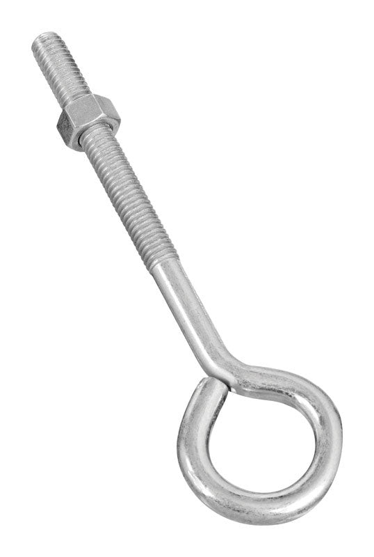 NATIONAL HARDWARE - National Hardware 3/8 in. X 6 in. L Zinc-Plated Steel Eyebolt Nut Included