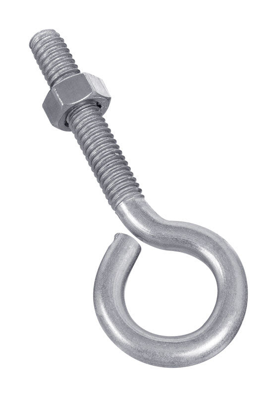 NATIONAL HARDWARE - National Hardware 5/16 in. X 3-1/4 in. L Stainless Steel Eyebolt Nut Included