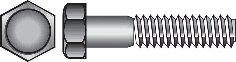 HILLMAN - Hillman 7/16 in. D X 1-1/4 in. L Zinc Plated Steel Hex Bolt 50 pk