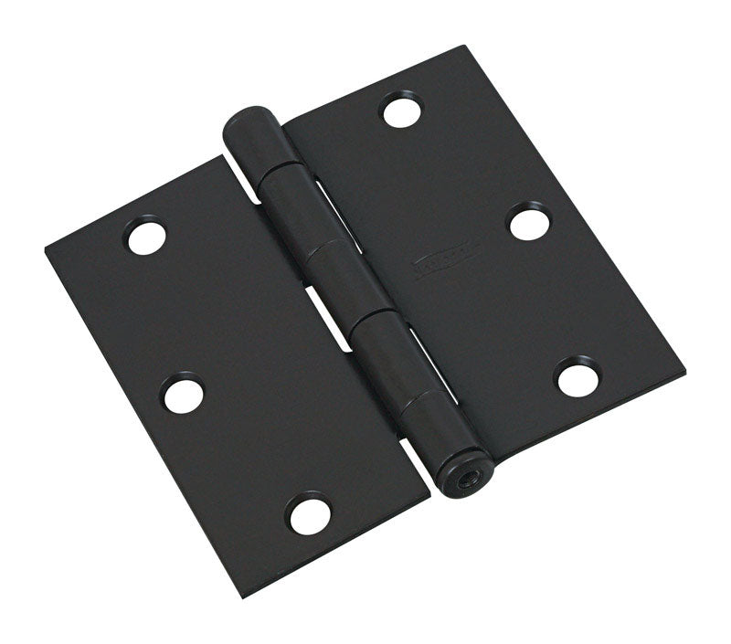 NATIONAL HARDWARE - National Hardware 3-1/2 in. L Oil Rubbed Bronze Door Hinge 3 pk [N830-323]