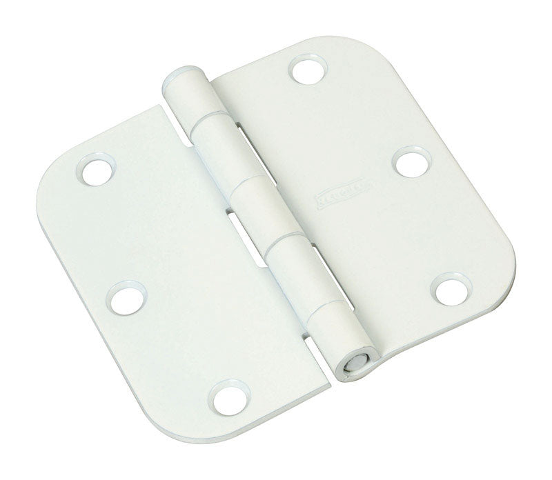 NATIONAL HARDWARE - National Hardware 3-1/2 in. L White Door Hinge 3 pk [N830-337]
