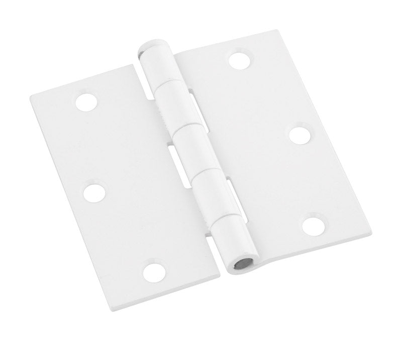 NATIONAL HARDWARE - National Hardware 3-1/2 in. L White Door Hinge 3 pk [N830-335]