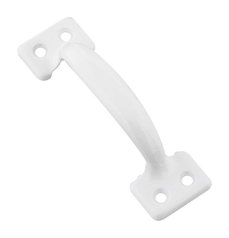 NATIONAL HARDWARE - National Hardware 4 in. L White Steel Universal Sash Lift Handle 1 pk