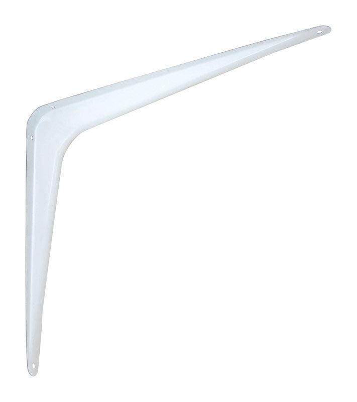 NATIONAL HARDWARE - National Hardware White Steel Shelf Bracket 14 in. L 100 lb