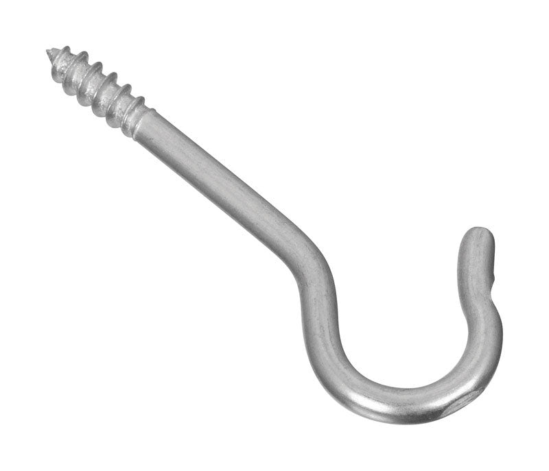 NATIONAL HARDWARE - National Hardware Zinc-Plated Silver Steel 1-11/16 in. L Ceiling Hook 8 pk