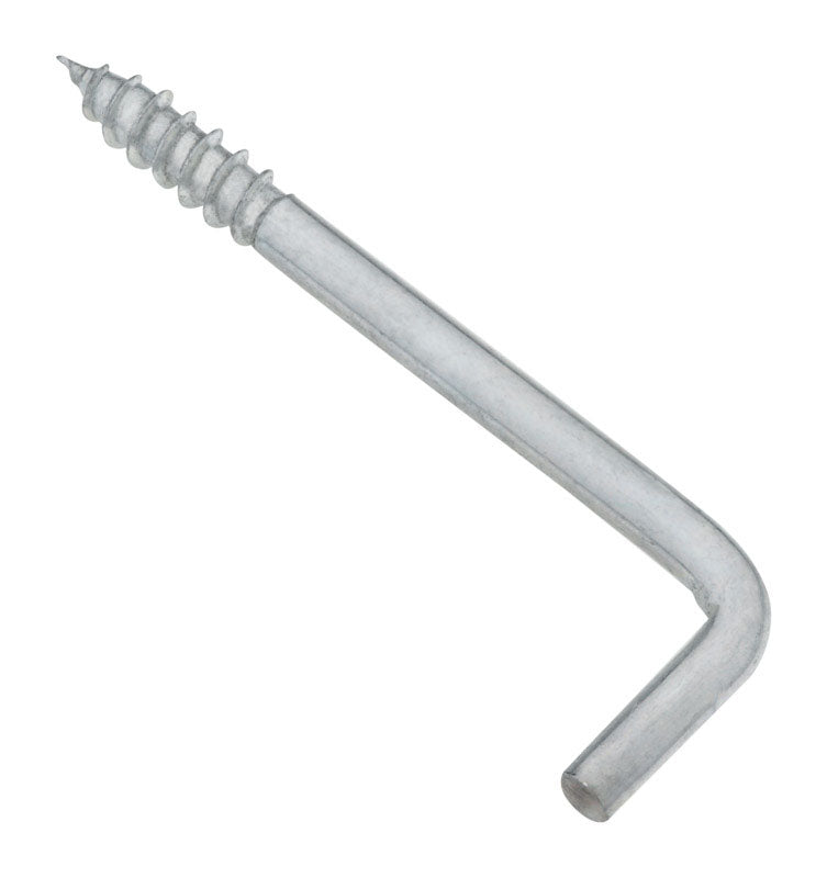 NATIONAL HARDWARE - National Hardware Zinc-Plated Silver Steel 3-1/16 in. L Square Bend Hook 1 pk