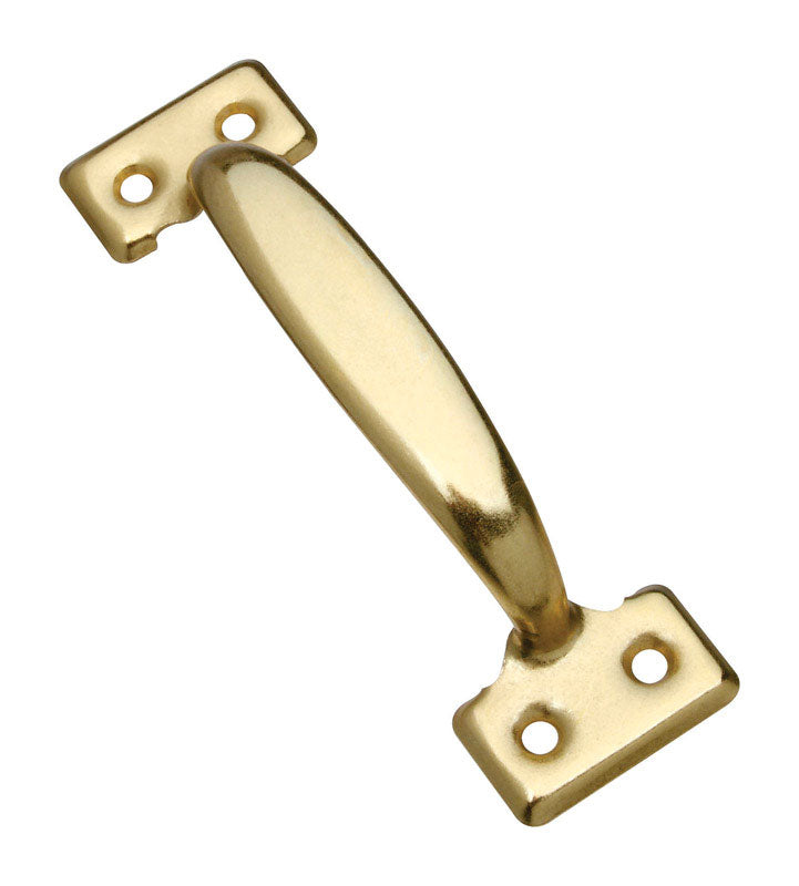NATIONAL HARDWARE - National Hardware 5-3/4 in. L Bright Brass Gold Steel Utility Pull