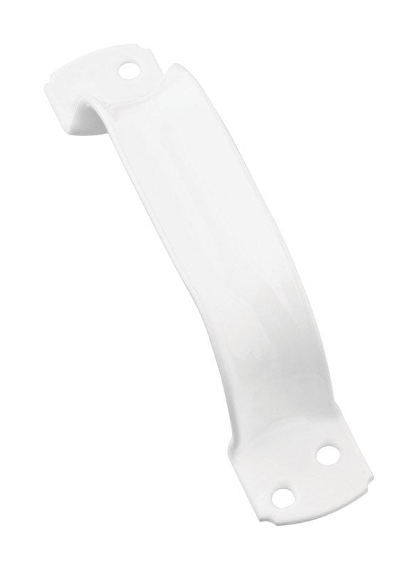 NATIONAL HARDWARE - National Hardware 6-3/4 in. L Vinyl Coated White Steel Door Pull