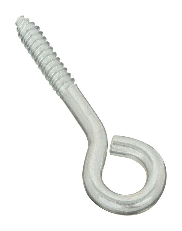 NATIONAL HARDWARE - National Hardware 4.5 in. L Zinc-Plated Silver Steel Lag Screw Eye 1 pk