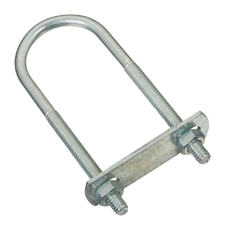 NATIONAL HARDWARE - National Hardware 1/4 in. X 1-3/8 in. W X 4 in. L Coarse Zinc-Plated Steel U-Bolt - Case of 5