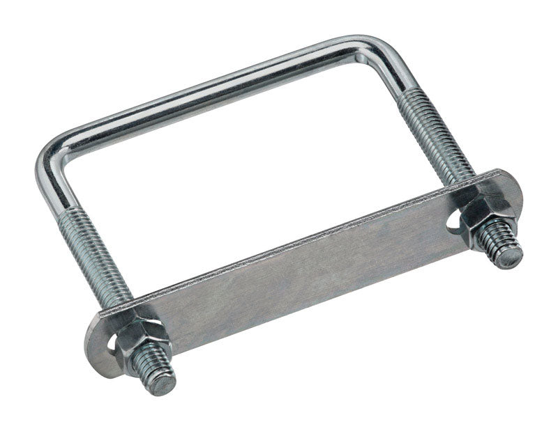 NATIONAL HARDWARE - National Hardware 3/8 in. X 3-5/8 in. W X 4 in. L Coarse Zinc-Plated Steel Square U-Bolt