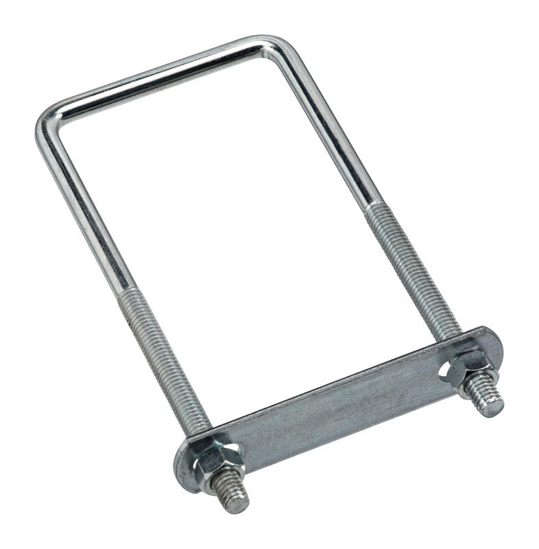 NATIONAL HARDWARE - National Hardware 3/8 in. X 3 in. W X 7 in. L Coarse Zinc-Plated Steel Square U-Bolt