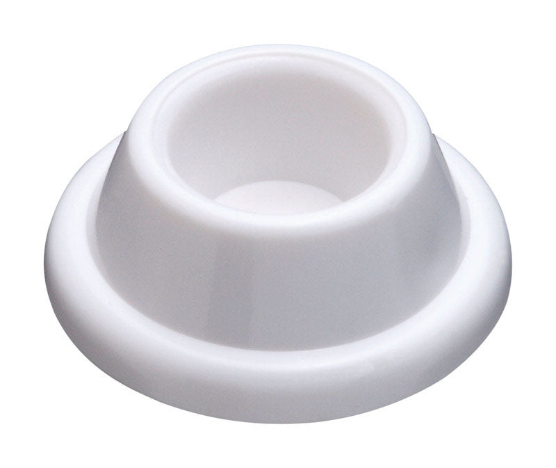 NATIONAL HARDWARE - National Hardware Plastic White Wall Door Stop Mounts to wall 1.9 in.