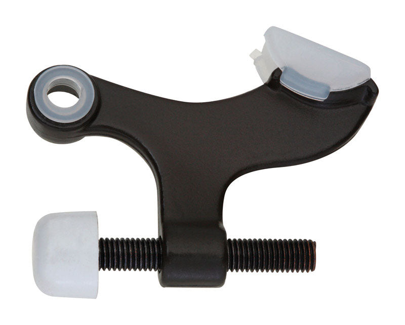 NATIONAL HARDWARE - National Hardware Zinc w/Plastic Tip Oil Rubbed Bronze Brown Hinge Pin Door Stop Mounts to door