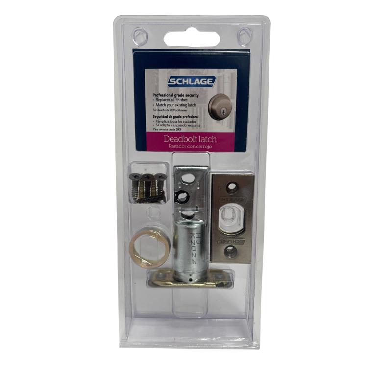 SCHLAGE - Schlage Assorted Steel Deadbolt Latch Replacement 6 pk