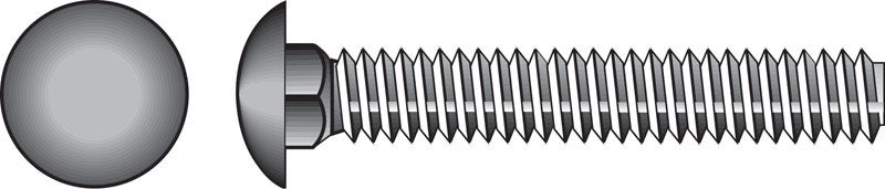 HILLMAN - Hillman 5/16 in. X 1-1/2 in. L Zinc-Plated Steel Carriage Bolt 100 pk