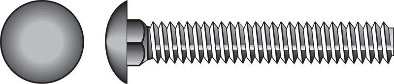 HILLMAN - Hillman 1/2 in. X 3-1/2 in. L Zinc-Plated Steel Carriage Bolt 25 pk