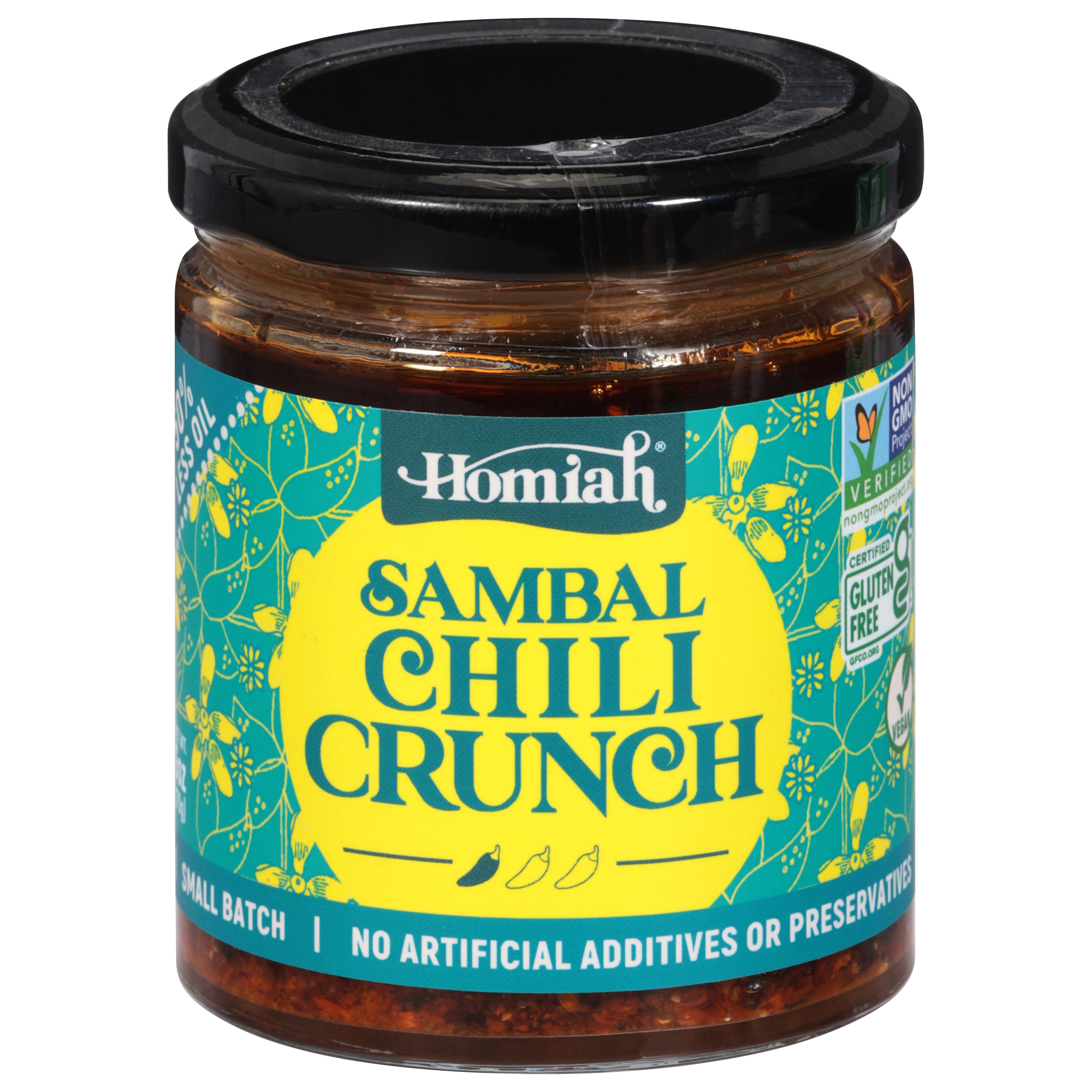 Homiah Sambal Chili Crunch 6 oz - Case of 6