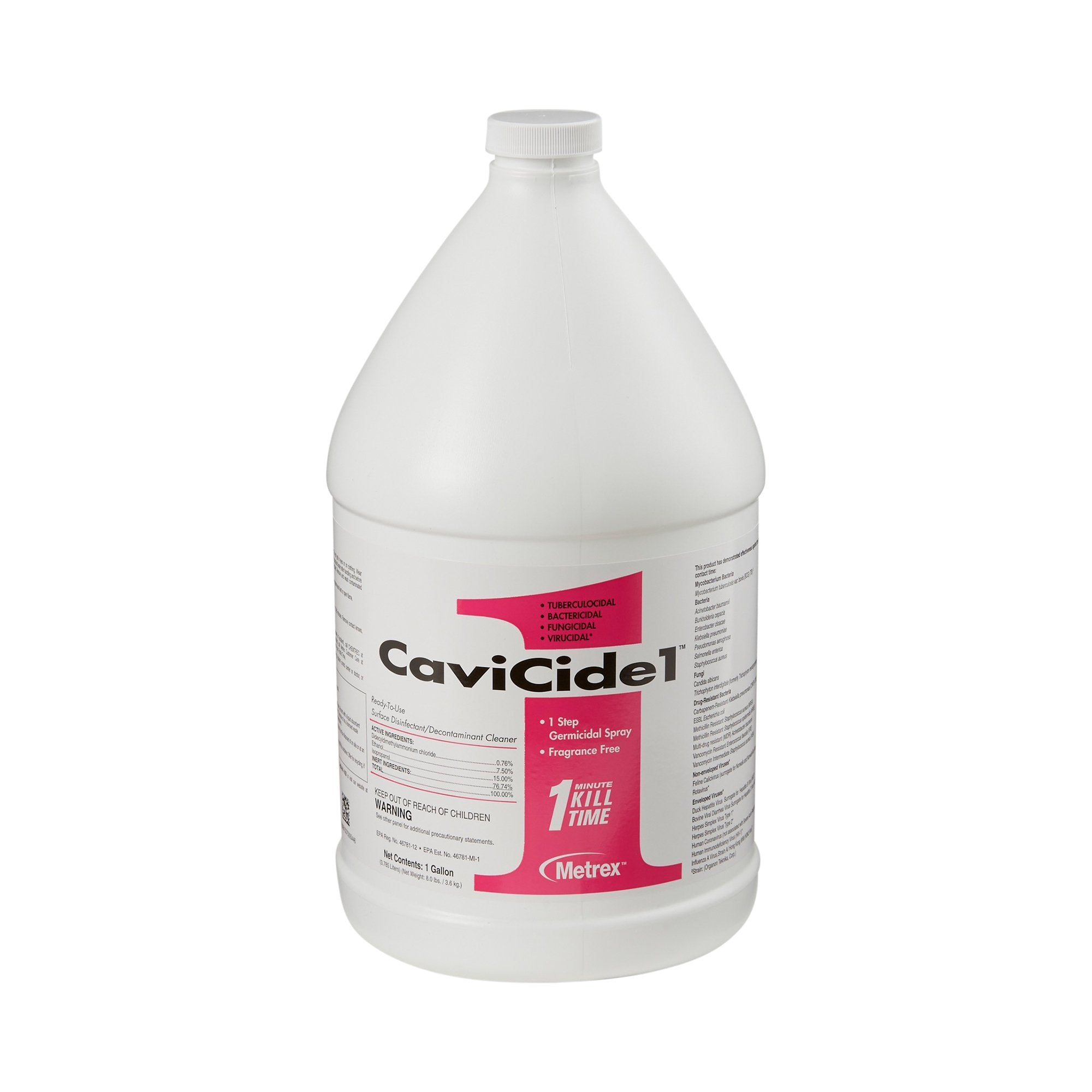 Metrex Research - CaviCide1™ Surface Disinfectant Cleaner Alcohol Based Manual Pour Liquid 1 gal. Jug Alcohol Scent NonSterile [1/EA]