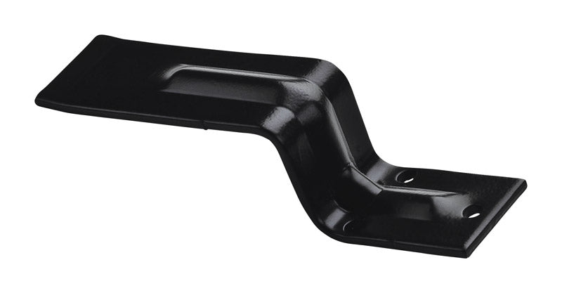 NATIONAL HARDWARE - National Hardware Gloss Black Hot Rolled Steel Open Bar Holder 1 pk