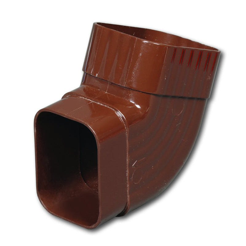 AMERIMAX - Amerimax 4.5 in. H X 5 in. W X 4.5 in. L Brown Vinyl K Gutter Elbow - Case of 20