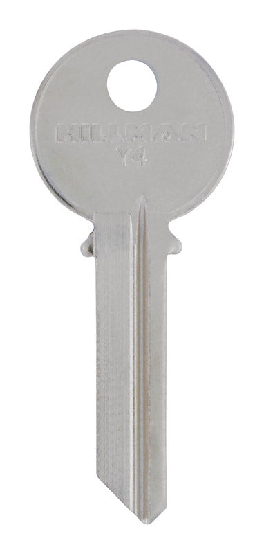 HILLMAN - Hillman Traditional Key House/Office Key Blank 129 Y4 Single For Yale Locks - Case of 4