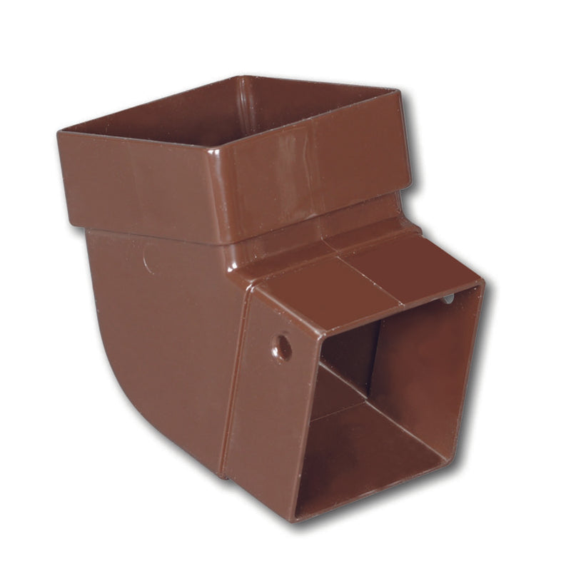 AMERIMAX - Amerimax 3.88 in. H X 3.63 in. W X 3.63 in. L Brown Vinyl U Gutter Elbow - Case of 20