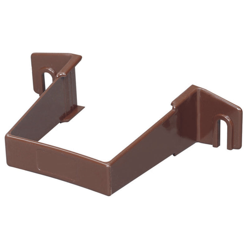 AMERIMAX - Amerimax 3.3 in. H X 1 in. W X 4.3 in. L Brown Vinyl U Downspout Bracket - Case of 30