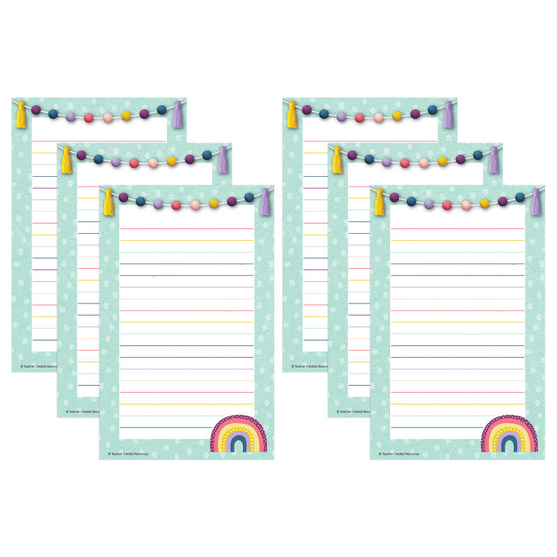 TEACHER CREATED RESOURCES - Oh Happy Day Notepad, Pack of 6
