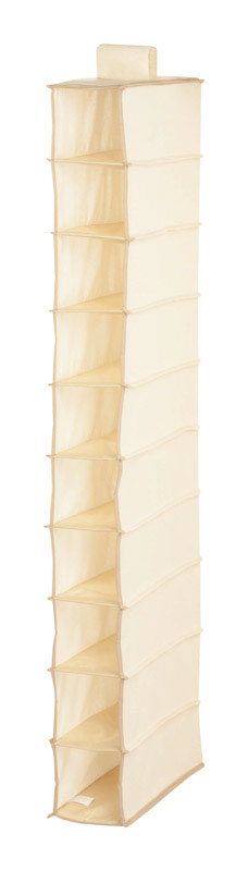 HONEY-CAN-DO - Honey-Can-Do 54 in. H X 6 in. W X 12 in. L Canvas Hanging Vertical Closet Organizer