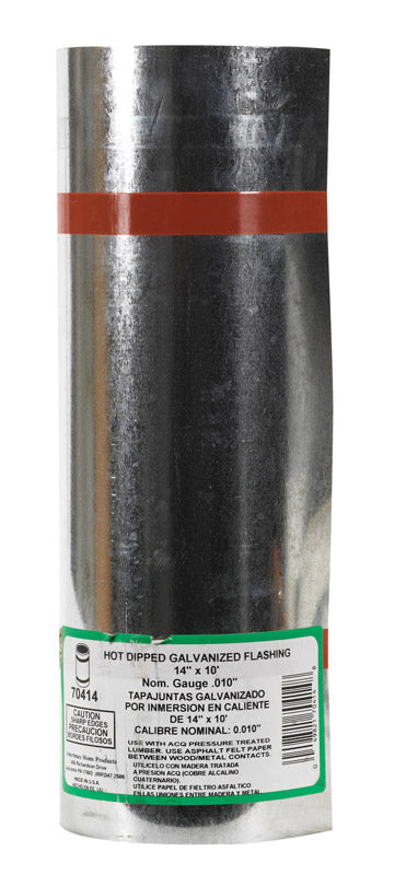 AMERIMAX - Amerimax 14 in. W X 10 ft. L Galvanized Steel Valley Flashing Silver