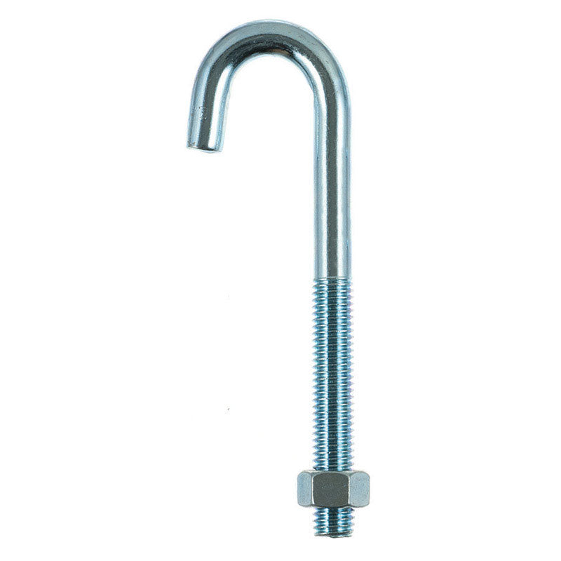 HAMPTON - Hampton Small Zinc-Plated Silver Zinc 1.5625 in. L J-Bolt 325 lb 1 pk - Case of 10