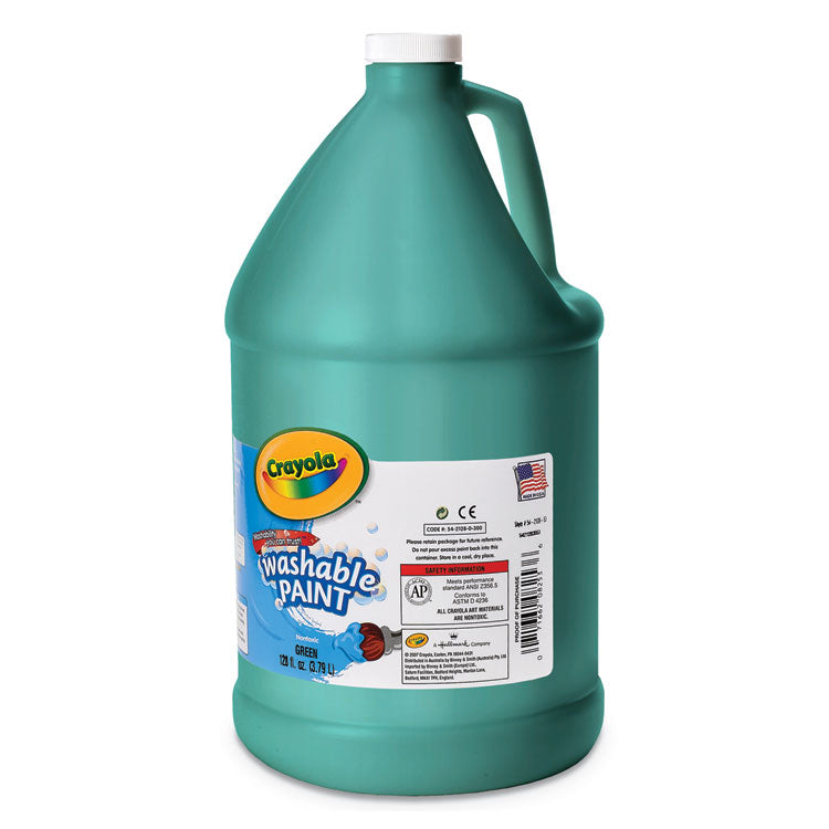 Crayola - Washable Paint, Green, 1 gal Bottle