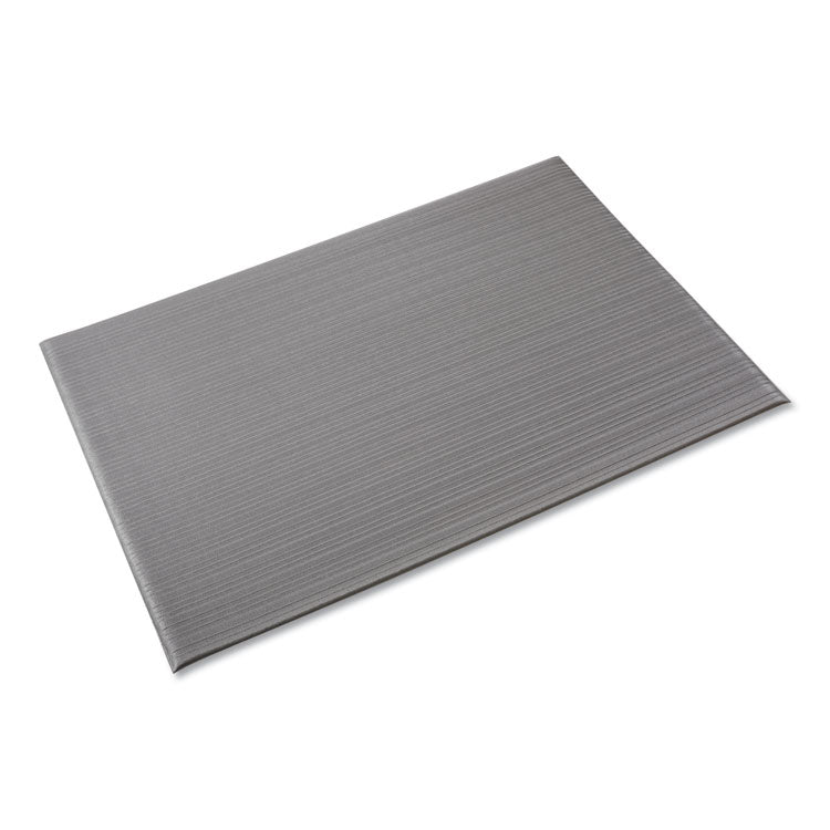 Crown - Ribbed Anti-Fatigue Mat, Vinyl, 36 x 120, Gray