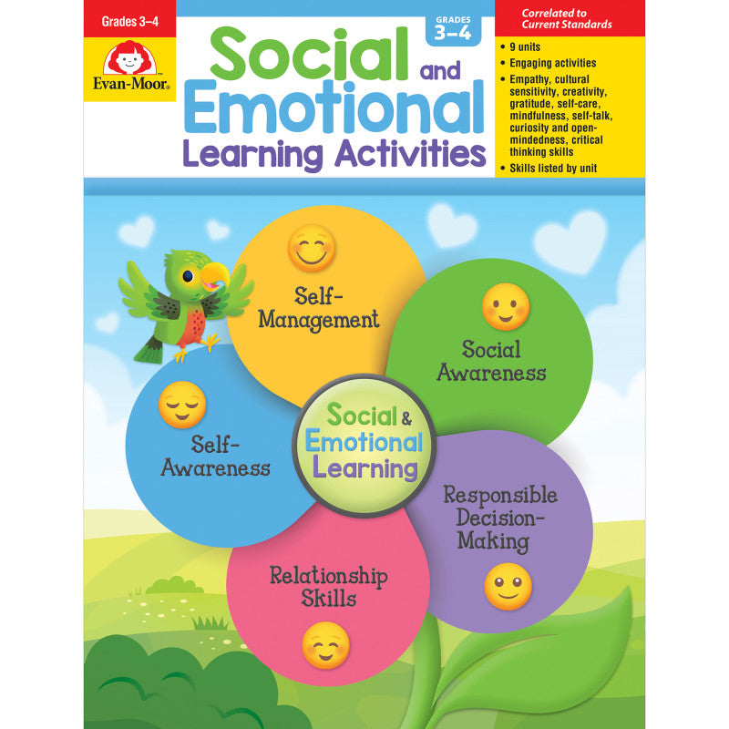 EVAN-MOOR - Social and Emotional Learning Activities, Grades 3-4