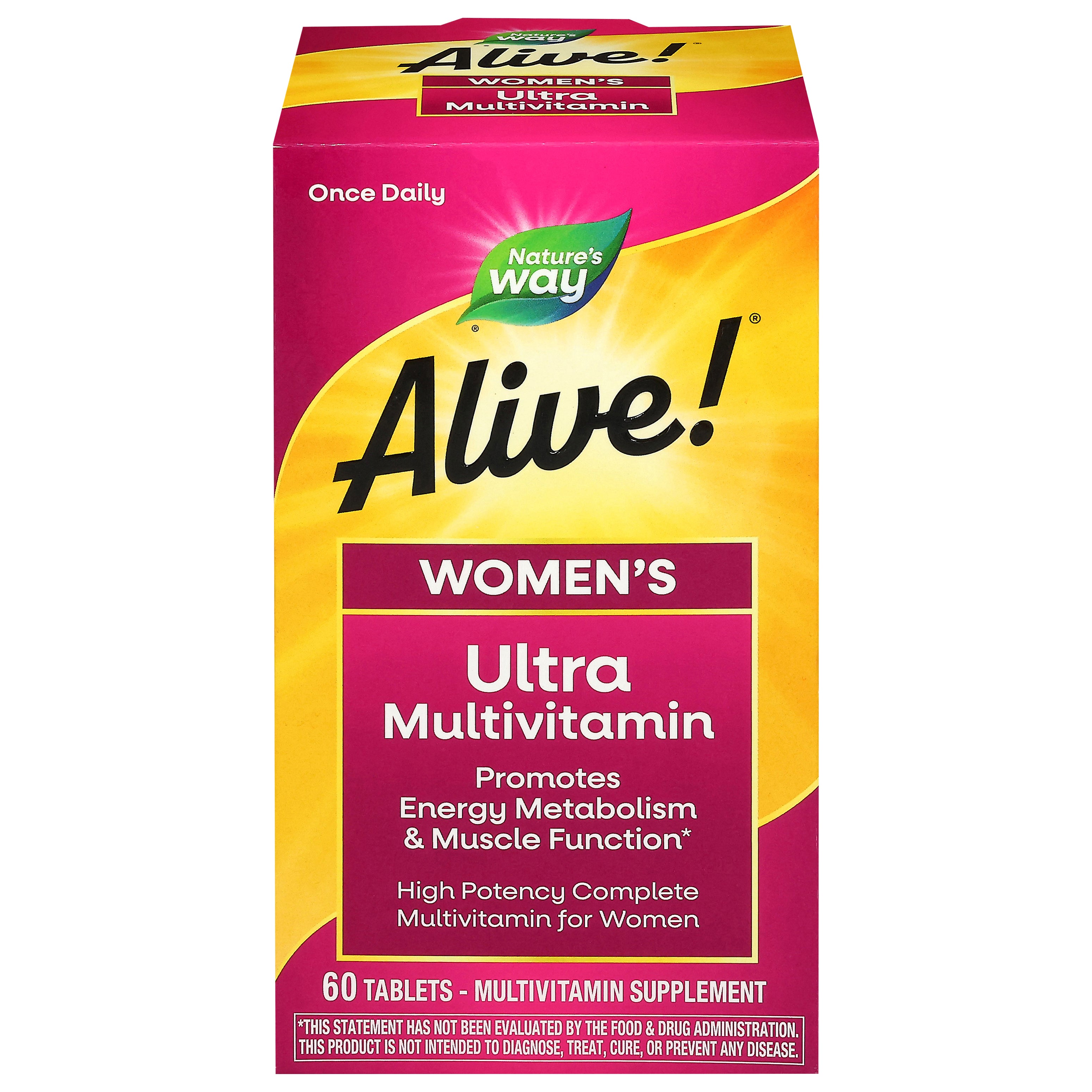 Nature's Way Alive! Women's Ultra Multivitamin 60 Tablets - Case of 6