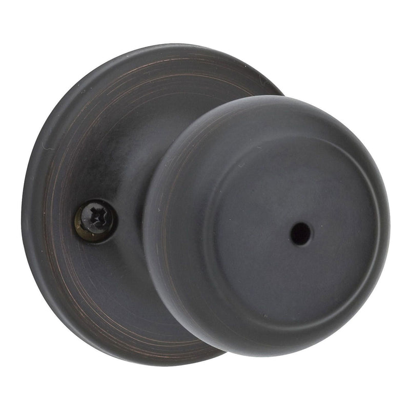 KWIKSET - Kwikset Cove Venetian Bronze Privacy Knob Right or Left Handed