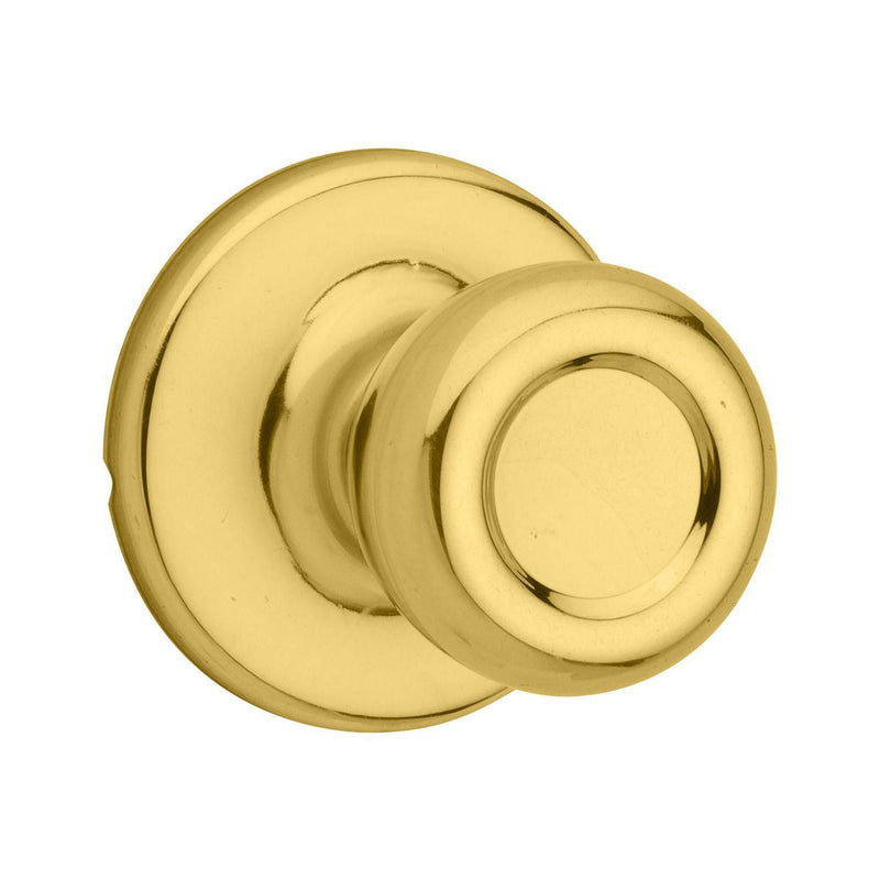 KWIKSET - Kwikset Tylo Polished Brass Passage Door Knob Right or Left Handed