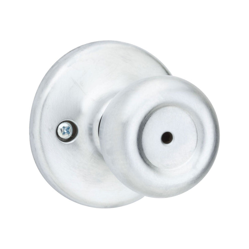 KWIKSET - Kwikset Mobile Home Satin Chrome Privacy Knob Right or Left Handed