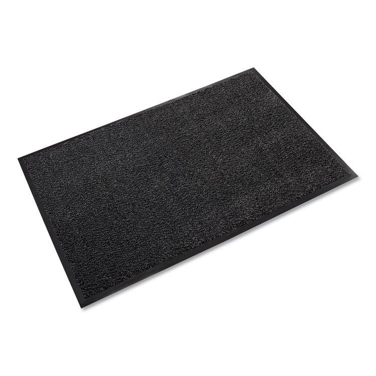 Crown - Dust-Star Microfiber Wiper Mat, 48 x 72, Charcoal