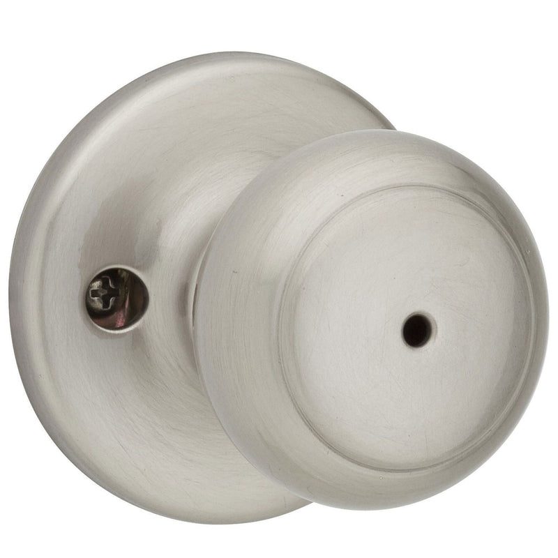 KWIKSET - Kwikset Cove Satin Nickel Privacy Knob Right or Left Handed