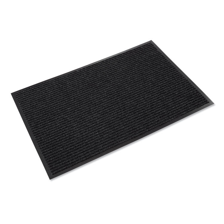 Crown - Needle Rib Wipe and Scrape Mat, Polypropylene, 36 x 60, Charcoal