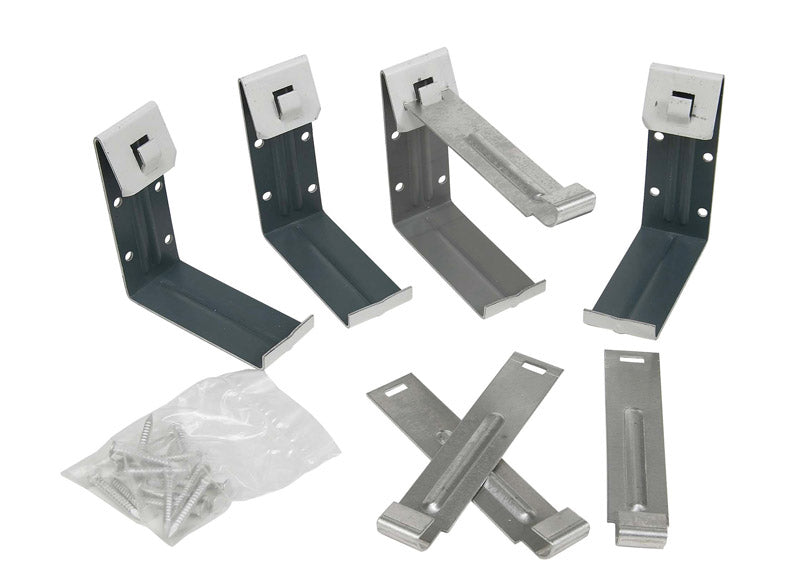 AMERIMAX - Amerimax 1.5 in. H X 4 in. W X 5.5 in. L White Aluminum K Fascia Bracket - Case of 12