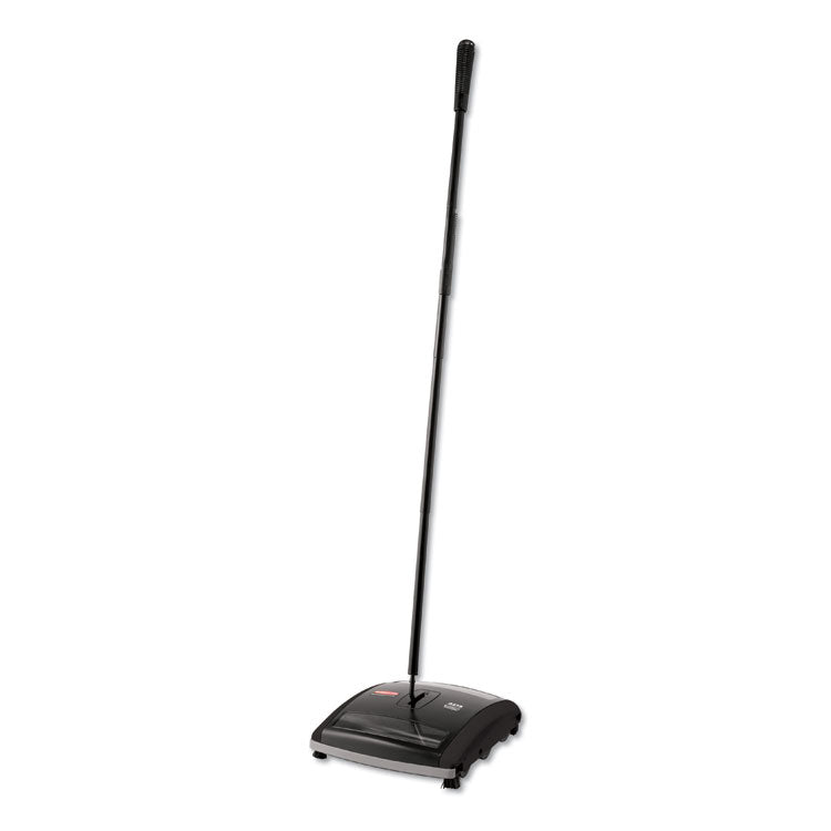Rubbermaid Commercial - Brushless Mechanical Sweeper, 44" Handle, Black/Yellow
