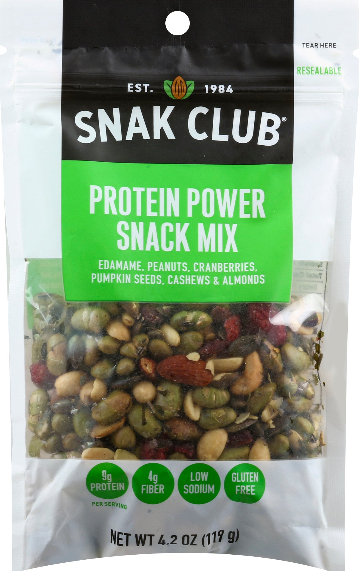 Snak Club Protein Powder Snack Mix - Pack of 6 - 4.2 OZ