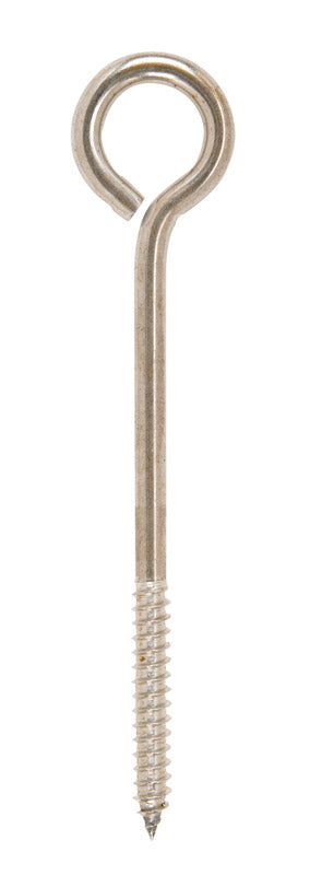 HAMPTON - Hampton 5/16 in. X 6 in. L Stainless Stainless Steel Lag Thread Eyebolt - Case of 5